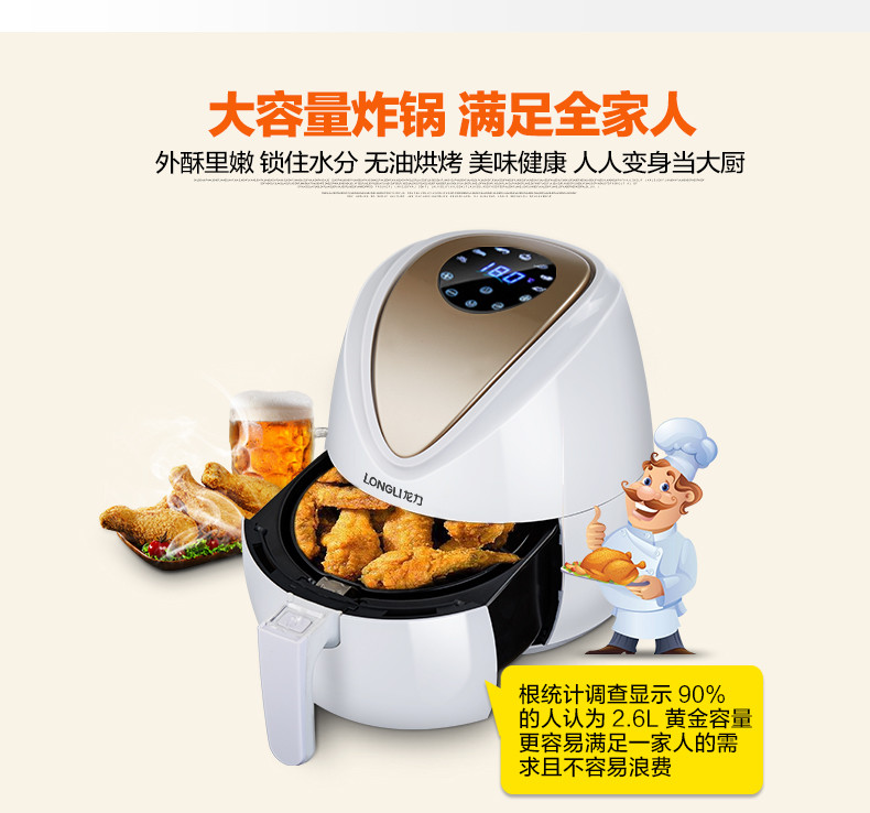 解鎖廚房新魔法 夢飛揚龍力空氣炸鍋體驗測評